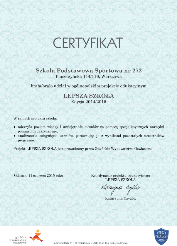 certyfikat SP