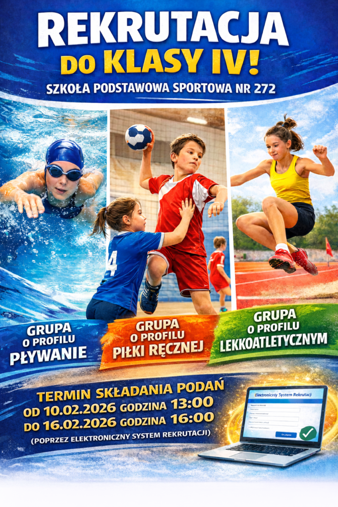 rekrutacja dla klas 4 w sps272