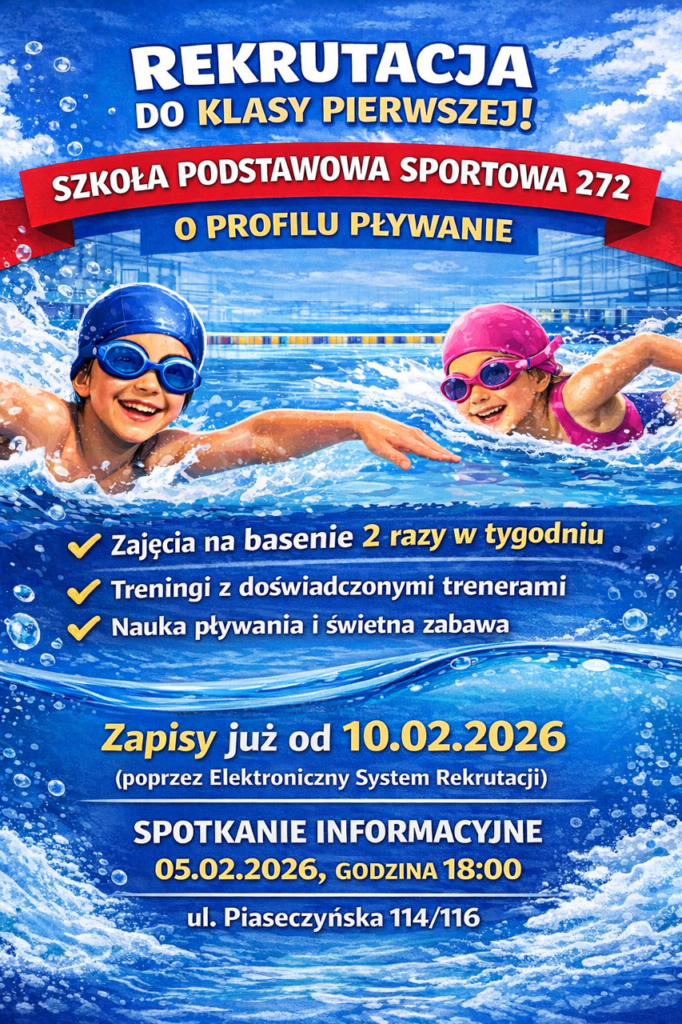 rekrutacja do klasy 1 Pływanie